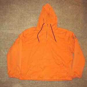 RARE Dockers Warriors of Radness 2011 100% Cotton Windbreaker Men's L Orange